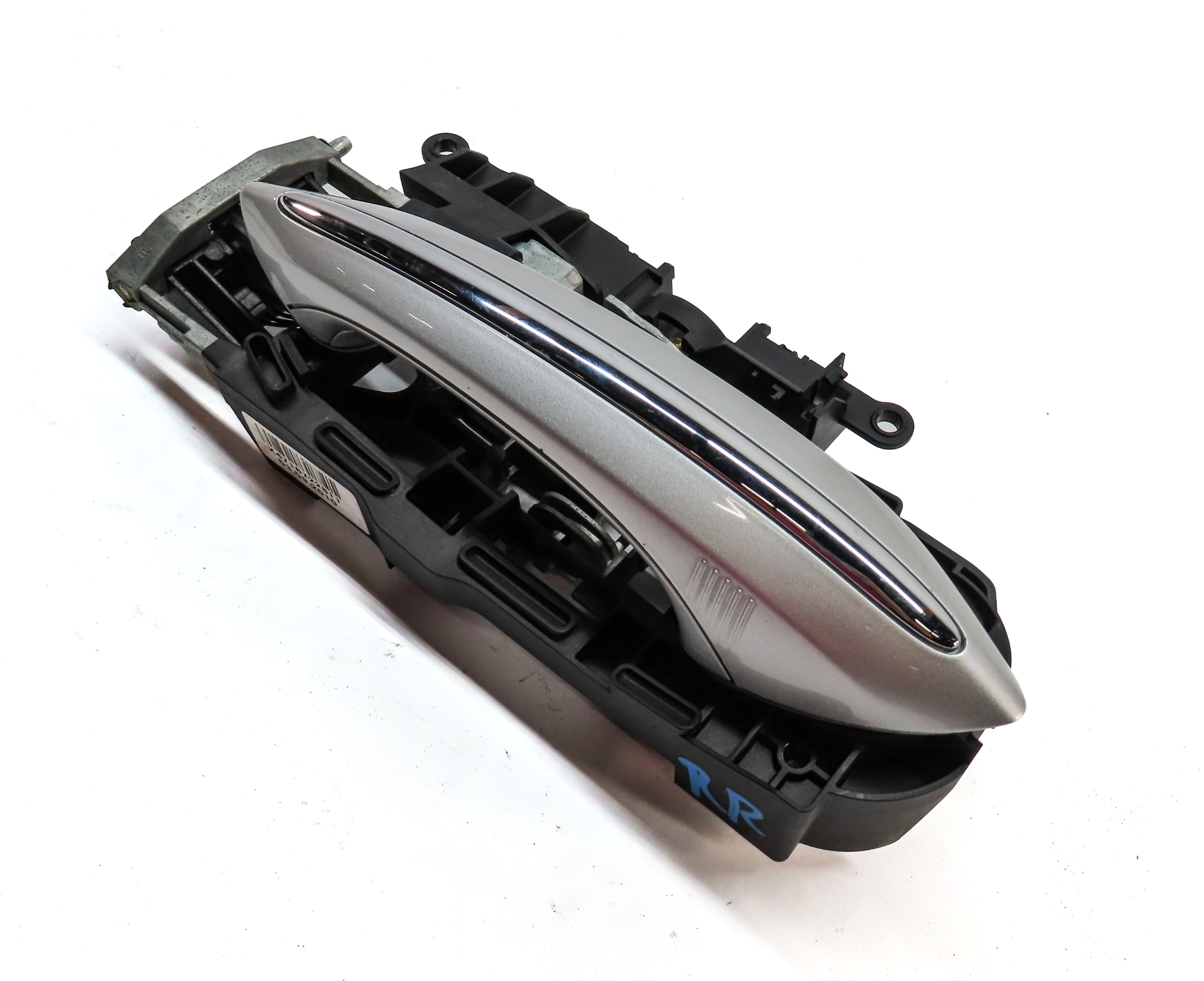 2009-2018 BMW 5 7 SERIES (F01 F02 F10) REAR RIGHT COMFORT DOOR HANDLE (Silver) — exact item pictured